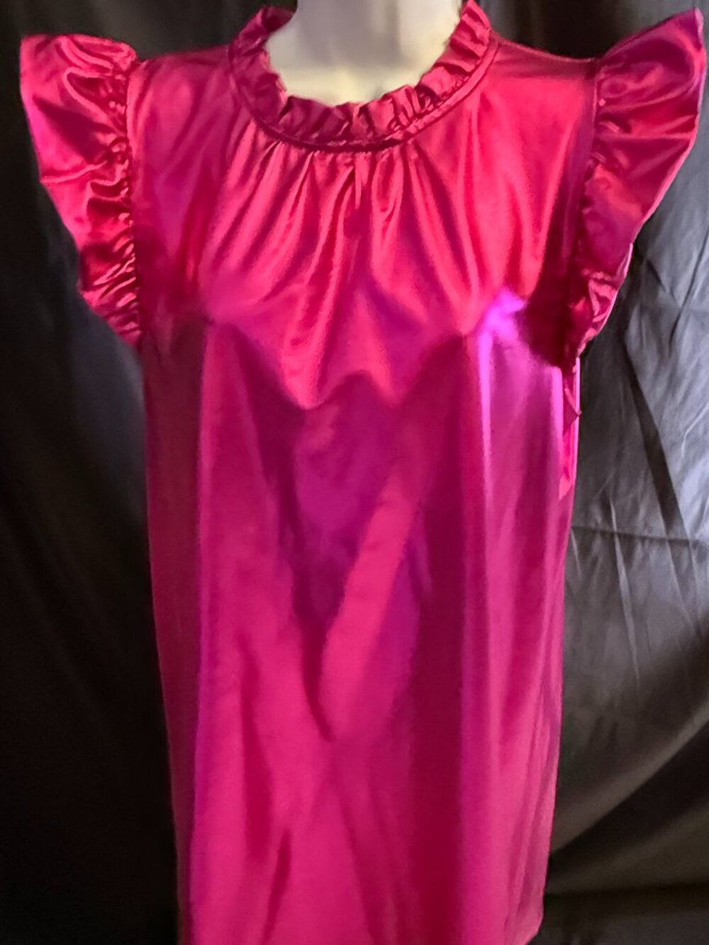 Like New Jodifl Hot Pink Iridescent Mini Dress (Lg)